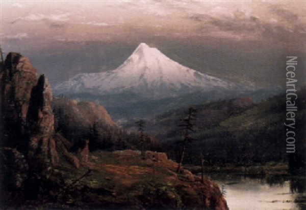 Mt. Hood Oil Painting - William Samuel Parrott