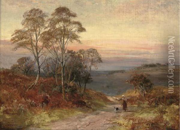 The Close Of The Day Oil Painting - George Turner
