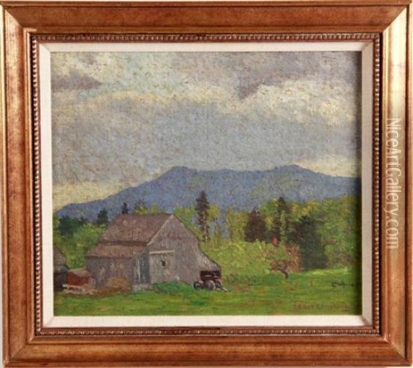 Mountains Of New Hampshire Oil Painting - Joseph Eliot Enneking