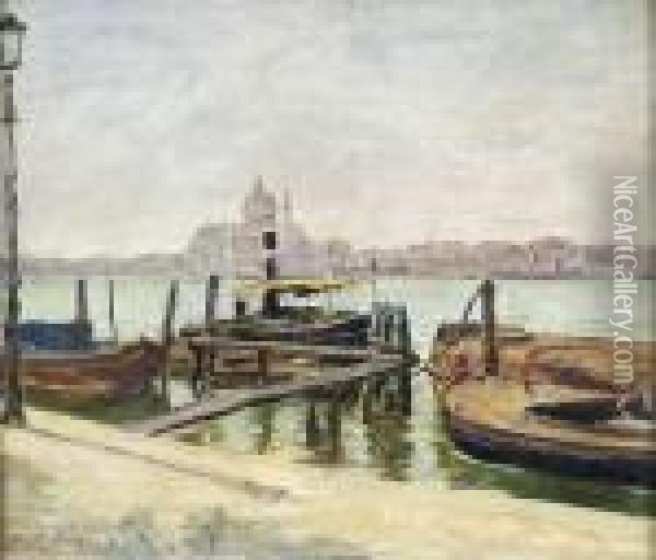 Venezia Oil Painting - Guido Di Montezemolo