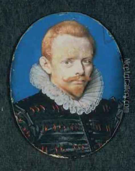 Sir Francis Drake Oil Painting - Isaac Oliver