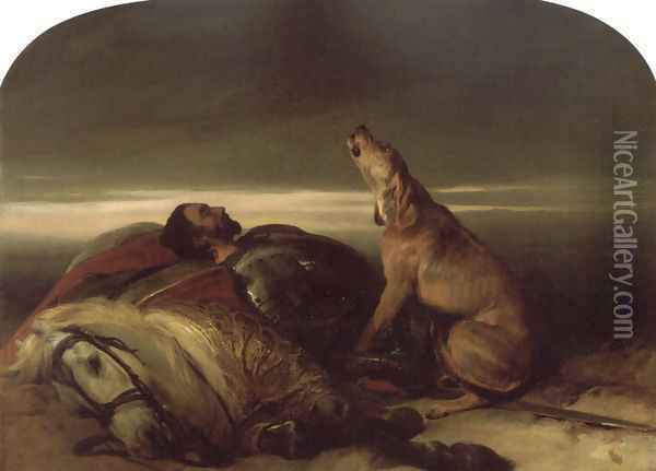 The Faithful Hound Oil Painting - Sir Edwin Henry Landseer
