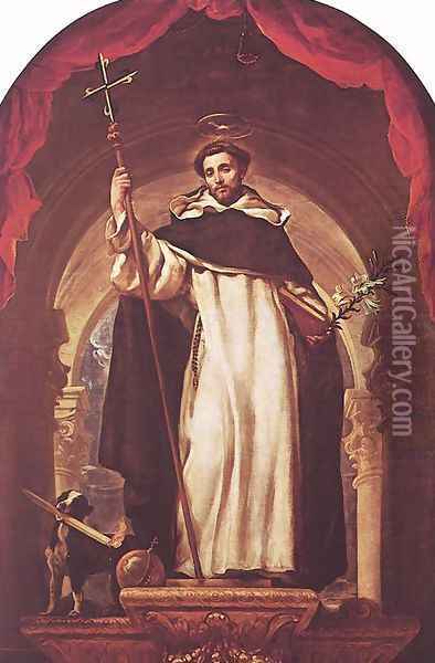 St Dominic of Guzman Oil Painting - Claudio Coello
