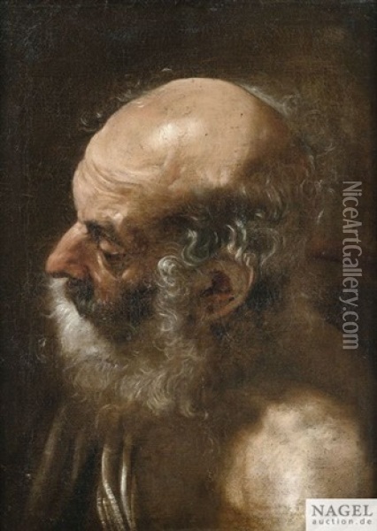 Der Heilige Hieronymus Oil Painting - Andrea Sacchi