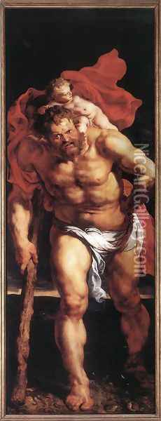 Descent from the Cross (outside left) 1612-14 Oil Painting - Peter Paul Rubens
