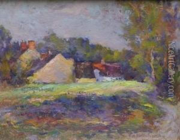 Village Oil Painting - Michel Korochansky
