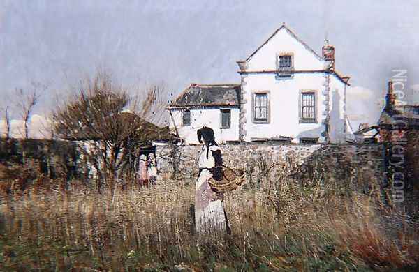 Landscape, The White House, c.1880 Oil Painting - William Page Atkinson Wells