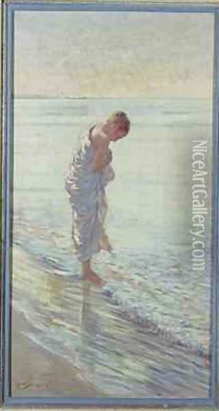 The Sea Hath its Pearls Oil Painting - William Henry Margetson