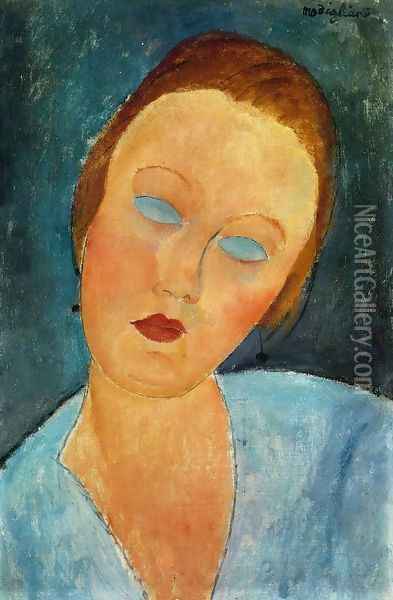 Portrait of Madame Survage Oil Painting - Amedeo Modigliani