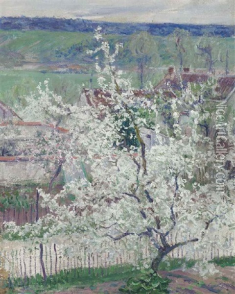 Spring In Normandy Oil Painting - Guy Rose