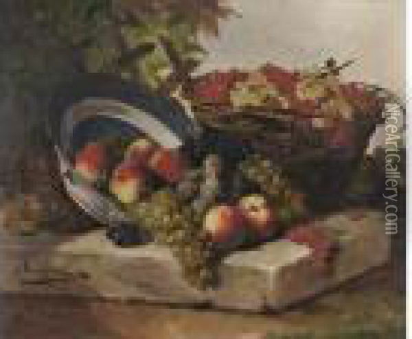 Nature Morte Aux Oil Painting - Alphonse de Neuville