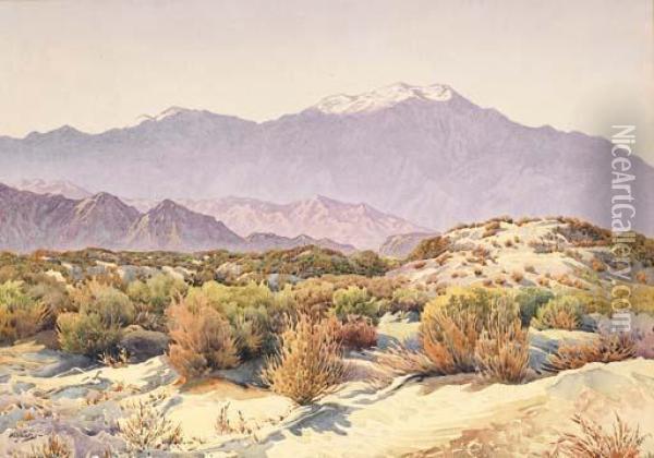 San Jacinto Oil Painting - Gunnar M. Widforss