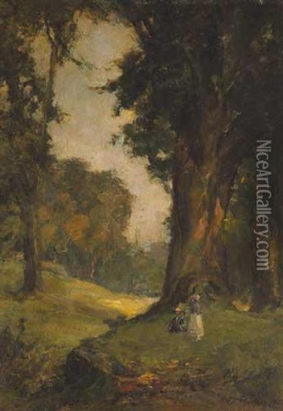 Summer Evening Oil Painting - William Gibbs Mackenzie