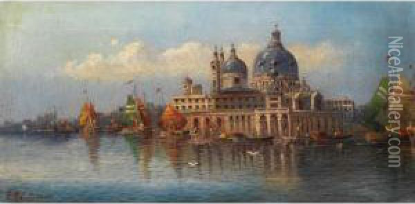 Vedute Von Venedig Oil Painting - E. Peintner