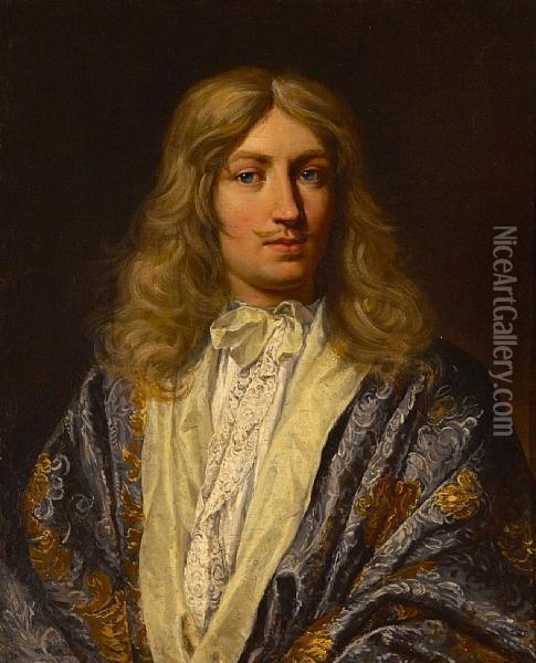 A Portrait Of A Gentleman Oil Painting - Jacob Ferdinand Voet