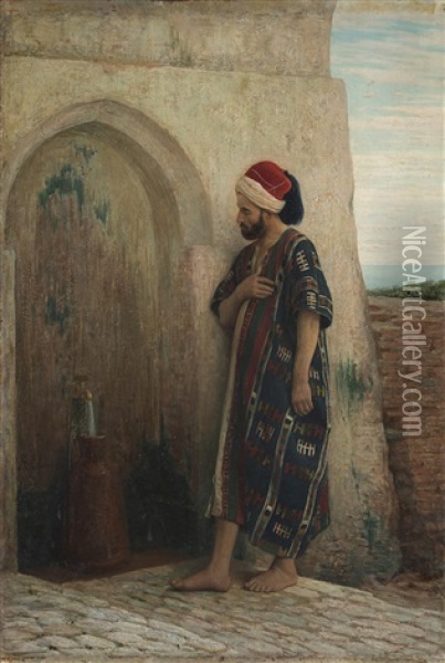Figura Orientale Oil Painting - Anatolio Scifoni