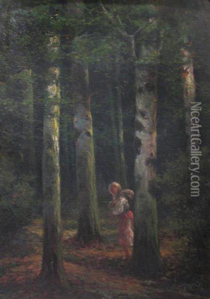 In The Forest Oil Painting - Nicolae Grimani