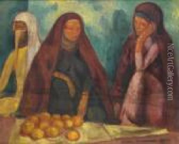 Egyptiennes Oil Painting - Emile Bernard