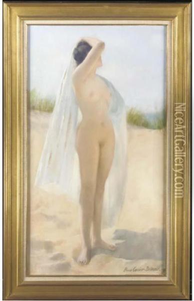 Apres Le Bain Oil Painting - Pierre Carrier-Belleuse