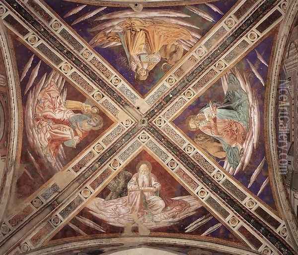 The Four Evangelists Oil Painting - Benozzo di Lese di Sandro Gozzoli