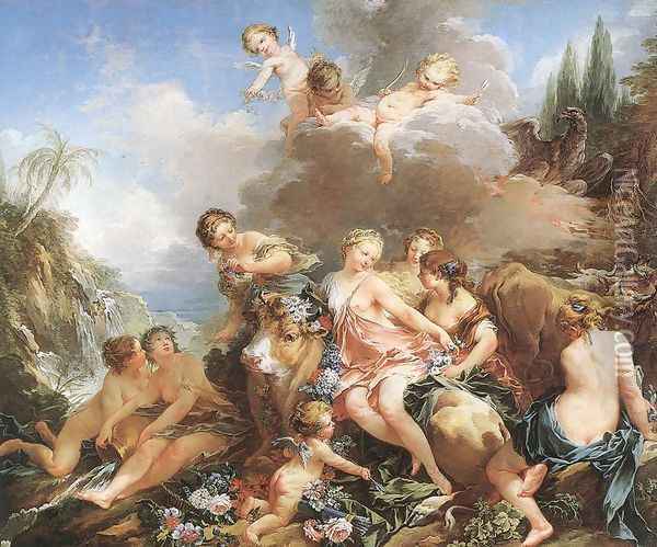 The Rape of Europa 1732-34 Oil Painting - Francois Boucher