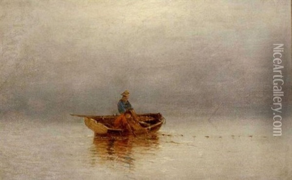 The Fishing Dory Oil Painting - Charles Henry Gifford