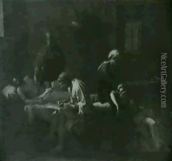 Le Testament D'eudamidas Oil Painting - Nicolas Poussin