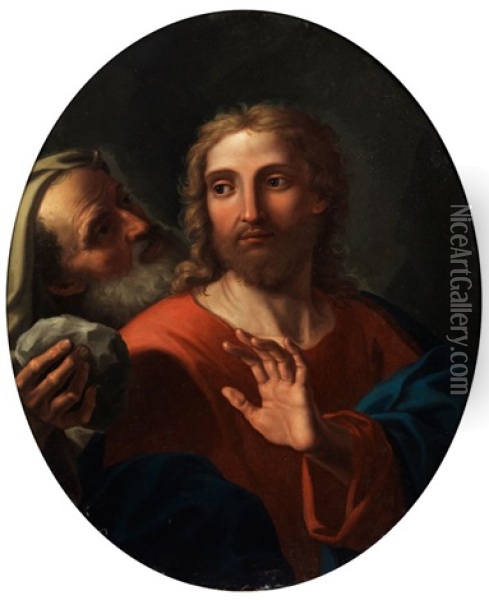 Die Versuchung Jesu Oil Painting - Gaetano Gandolfi