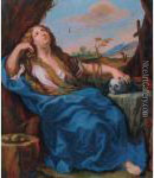 Maddalenapenitente Oil Painting - Guido Reni
