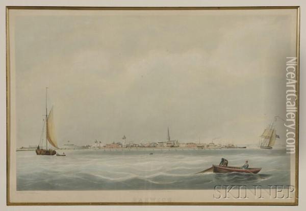 Harwich Oil Painting - William Huggins
