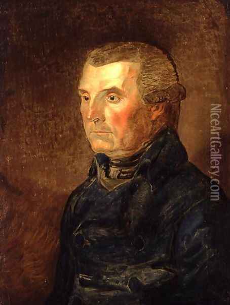 Daniel Nicolaus Runge, Father of the Artist, 1806 Oil Painting - Philipp Otto Runge