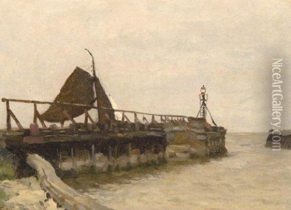 Le Port De Nijkerk Oil Painting - Willem Bastiaan Tholen