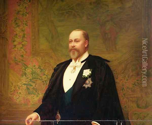 Edward VII (1841-1910) Oil Painting - Archibald James Stuart Wortley