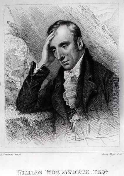 Portrait of William Wordsworth Oil Painting - Richard Carruthers