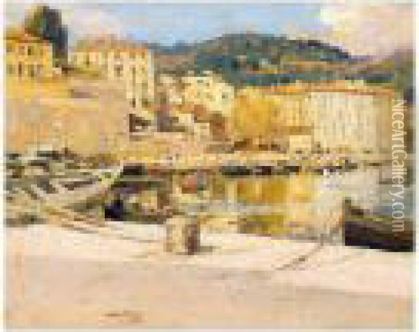 Ajaccio, Corsica From The Quay Oil Painting - James Paterson