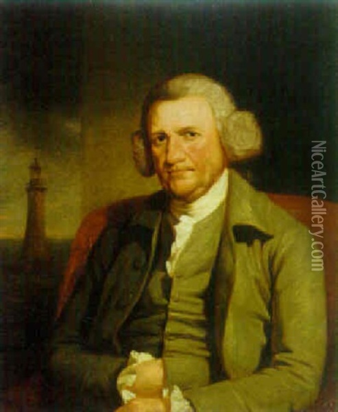 Portrait Of John Smeaton Oil Painting - Mather Brown