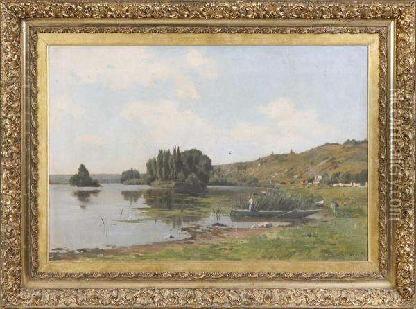 Bois De Vetheuil Oil Painting - Emile Louis Foubert