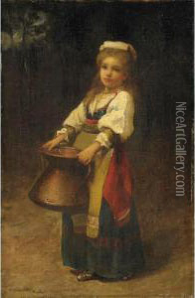 The Little Helper Oil Painting - William Lippincott