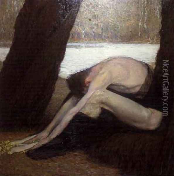 Despair Oil Painting - Max Kurzweil