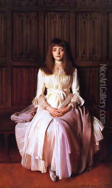 Elsie Palmer Oil Painting - John Singer Sargent