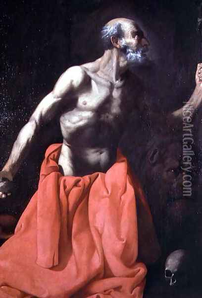 St. Jerome Oil Painting - Francisco De Zurbaran
