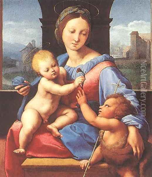 Aldobrandini Madonna (Garvagh Madonna) Oil Painting - Raffaelo Sanzio