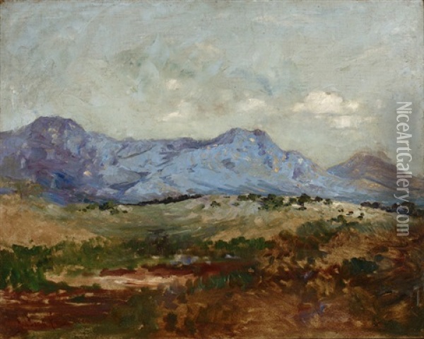 Granite Mountain, Snoqualmie Pass, Wa Oil Painting - John Bond Francisco