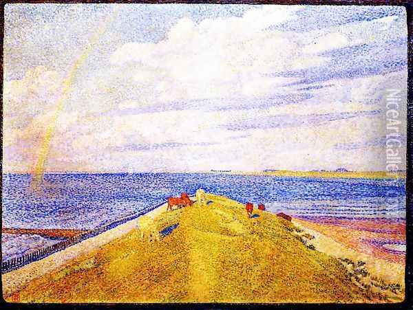 Rainbow Oil Painting - Theo van Rysselberghe