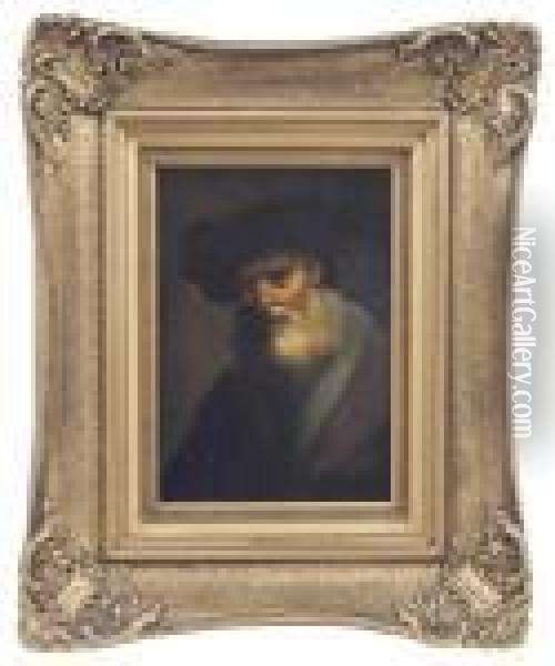 Portrait Of An Elderly Man Oil Painting - Rembrandt Van Rijn