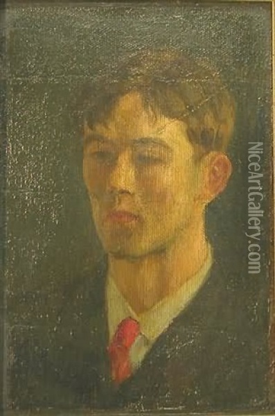 Portrait Of Walter Emerson Baum Oil Painting - William Brooke Thomas Trego