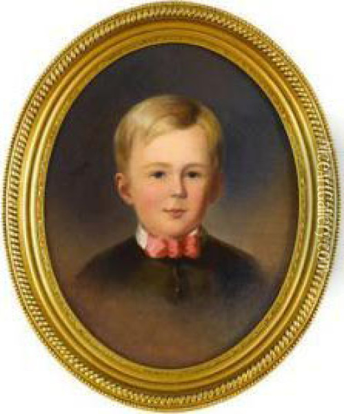 Portrait Of Harry Godey Oil Painting - Jane Cooper Sully