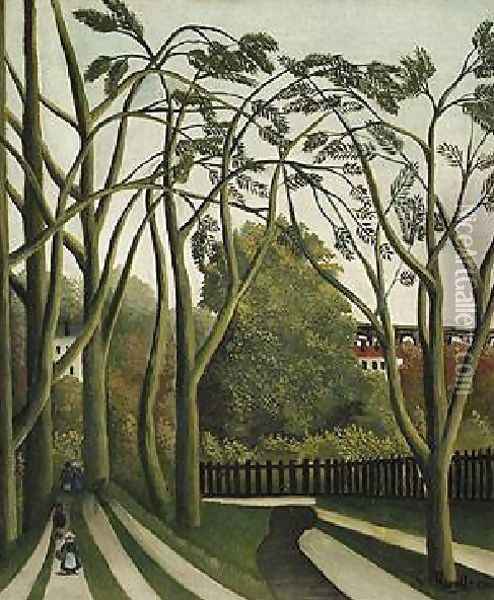 The Banks Of The Biere Near Bicere Oil Painting - Henri Julien Rousseau
