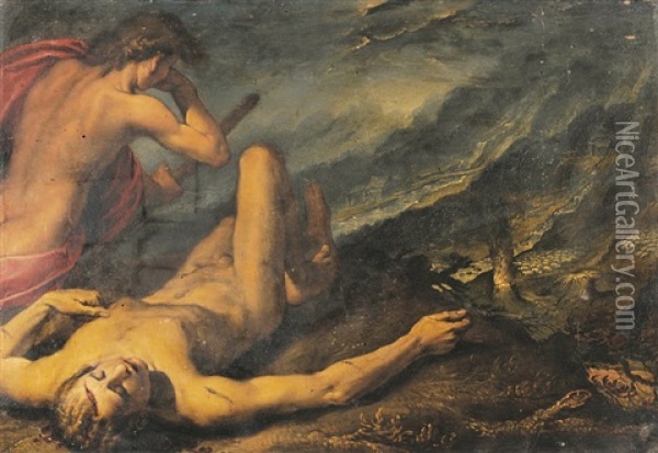 Cain Et Abel Oil Painting -  Scarsellino