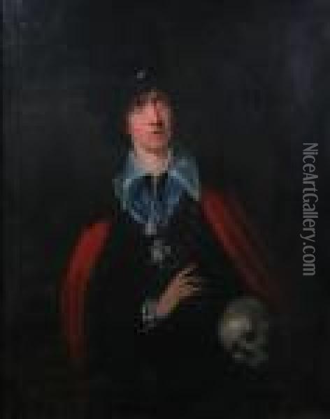 An Actor In The Role Of Hamlet Oil Painting - Sir Thomas Lawrence